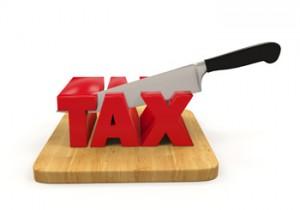 Tax Cut Concept