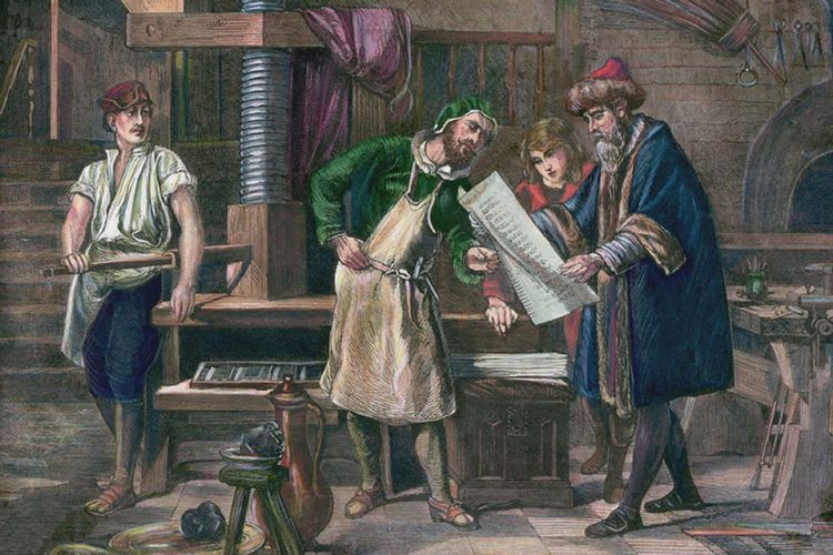 Johann Gutenberg : Penyempurna Mesin Cetak?